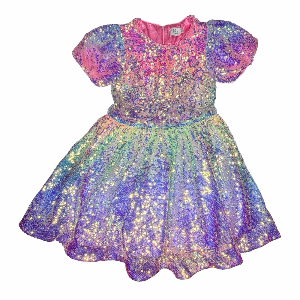 Lola + The Boys Ombré Princess Party Dress